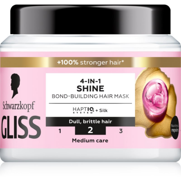 Schwarzkopf Gliss Liquid Silk maszk az erős és fénylő hajért 400 ml-Ár