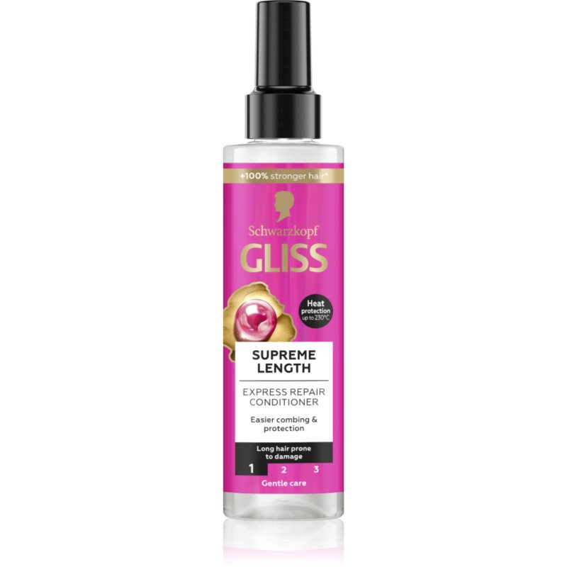 Schwarzkopf Gliss Supreme Length regeneráló balzsam hosszú hajra 200 ml-Ár