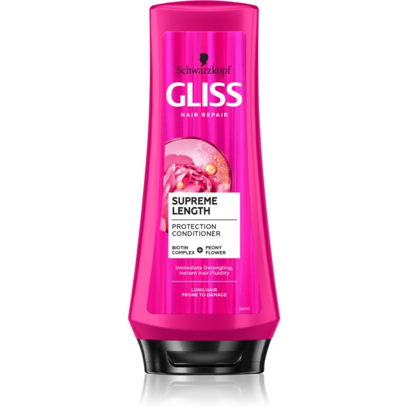 Schwarzkopf Gliss Supreme Length védő kondicionáló hosszú hajra 200 ml-ár