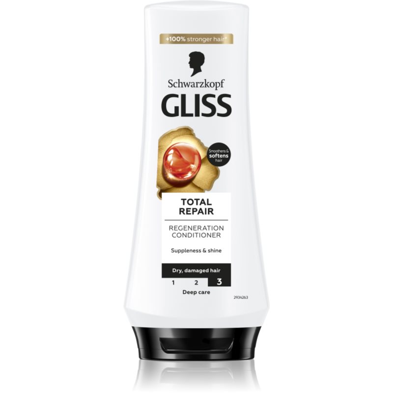Schwarzkopf Gliss Total Repair intenzíven regeneráló kondicionáló 200 ml-Ár