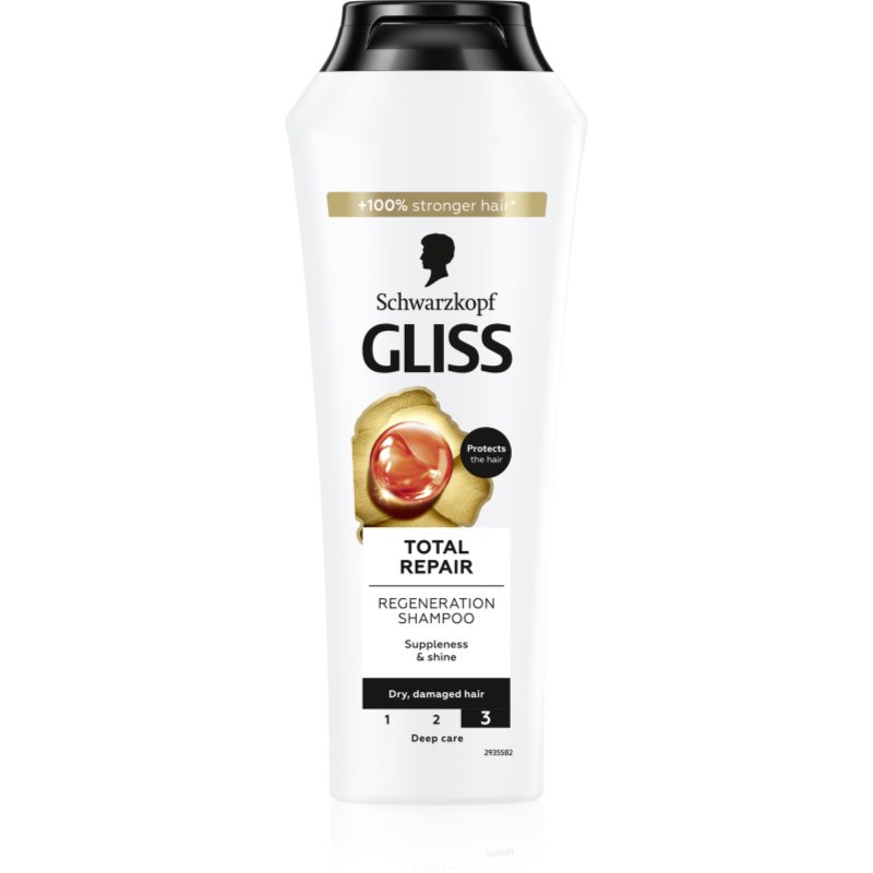 Schwarzkopf Gliss Total Repair intenzíven regeneráló sampon 250 ml