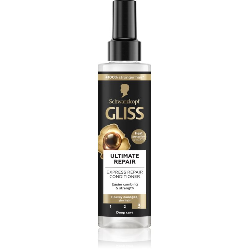 Schwarzkopf Gliss Ultimate Repair leöblítést nem igénylő regeneráló kondicionáló száraz és sérült hajra 200 ml-Ár
