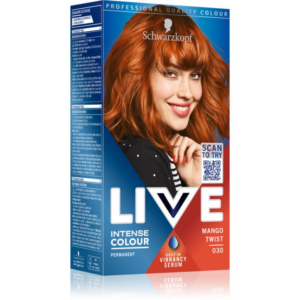 Schwarzkopf LIVE Intense Colour tartós hajfesték árnyalat 030 Mango Twist 1 db-Ár