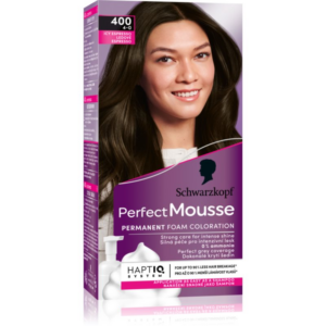 Schwarzkopf Perfect Mousse tartós hajfesték árnyalat 400 Icy Espresso 1 db-Eredeti