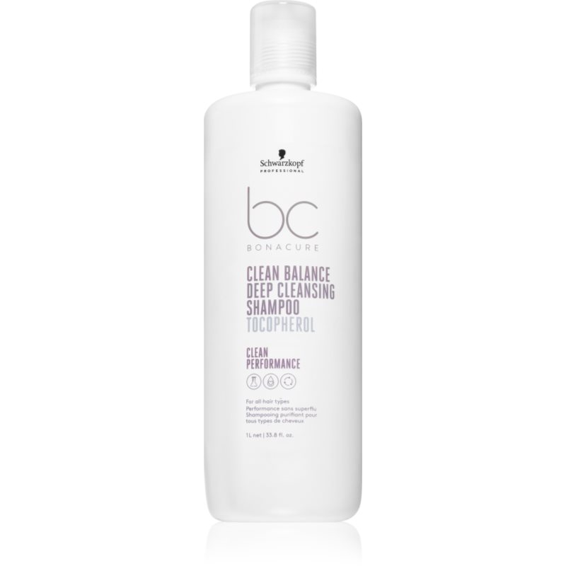 Schwarzkopf Professional BC Bonacure Clean Balance mélyen tisztító sampon 1000 ml-Ár