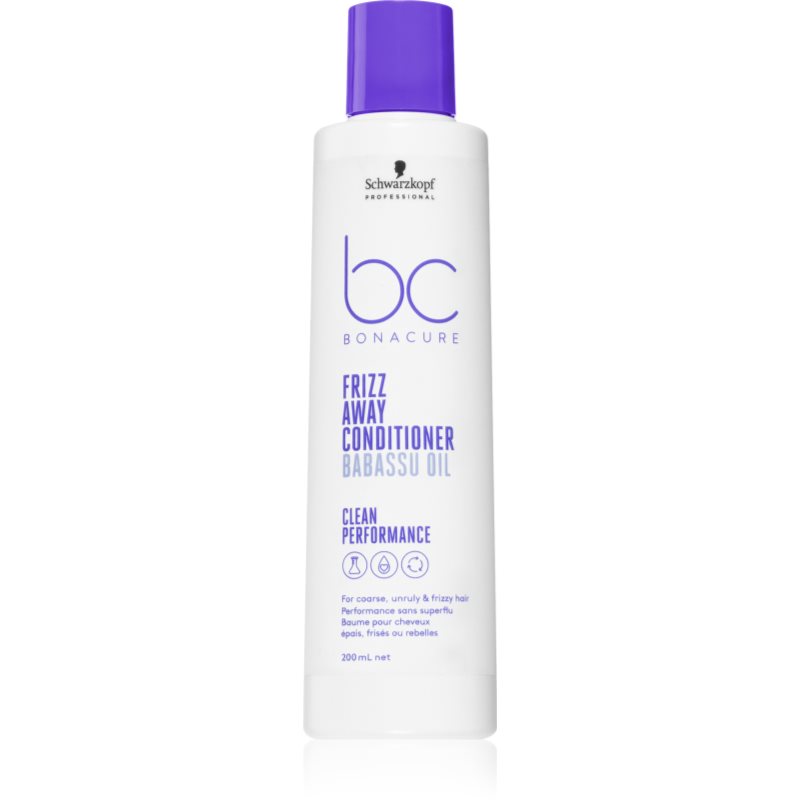 Schwarzkopf Professional BC Bonacure Frizz Away Conditioner kondicionáló a rakoncátlan és töredezett hajra 200 ml-Ár