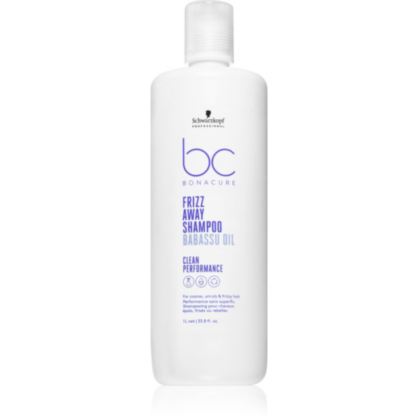Schwarzkopf Professional BC Bonacure Frizz Away Shampoo sampon a rakoncátlan és töredezett hajra 1000 ml-Ár