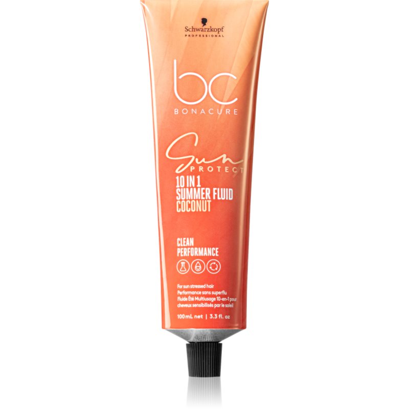 Schwarzkopf Professional BC Bonacure Sun Protect 10 In 1 Summer Fluid többfunkciós krém nap által károsult haj 100 ml-Ár