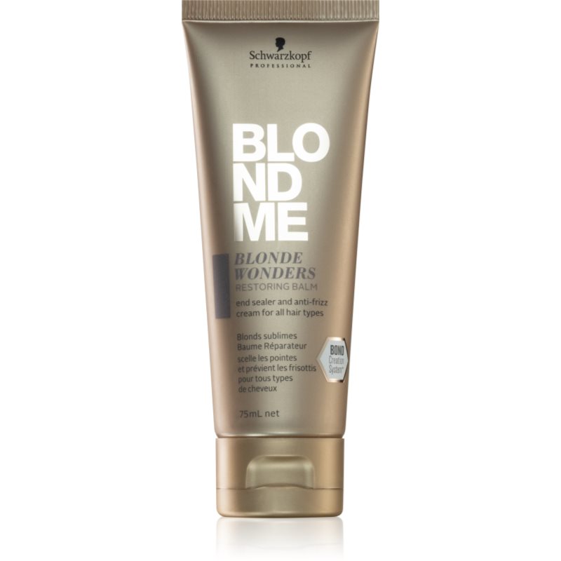 Schwarzkopf Professional Blondme Blonde Wonders megújító balzsam a szőke és melírozott hajra 75 ml-Ár