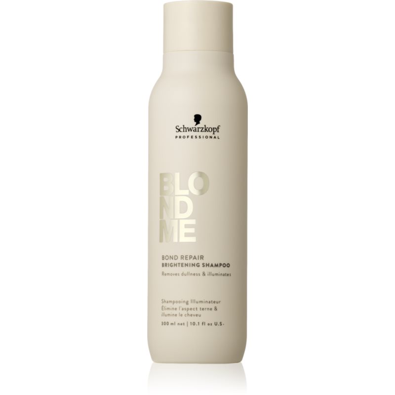Schwarzkopf Professional Blondme Bond Repair Brightening Shampoo élénkítő sampon szőke hajra 300 ml