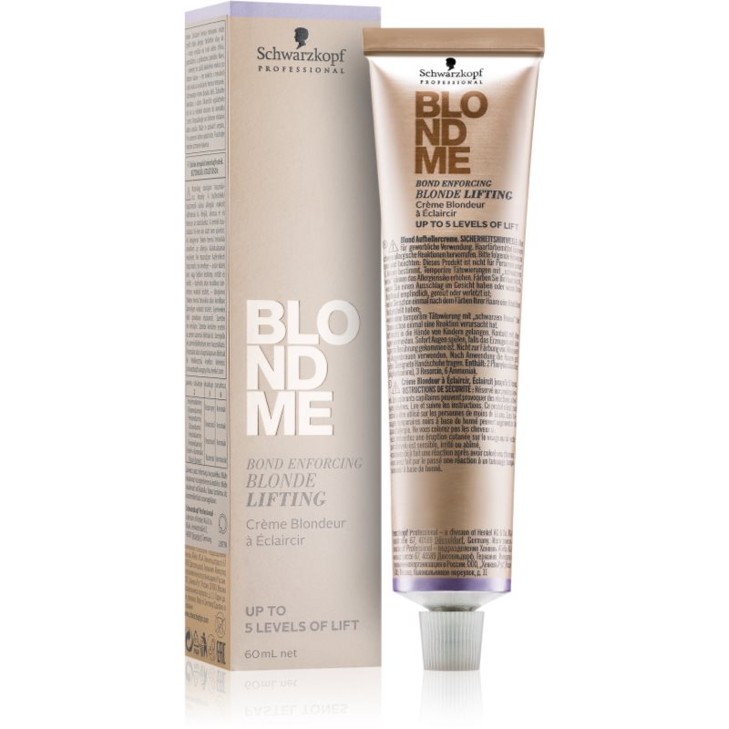 Schwarzkopf Professional Blondme Lifting élénkítő krém szőke hajra árnyalat Ice-Irisé 60 ml-Ár