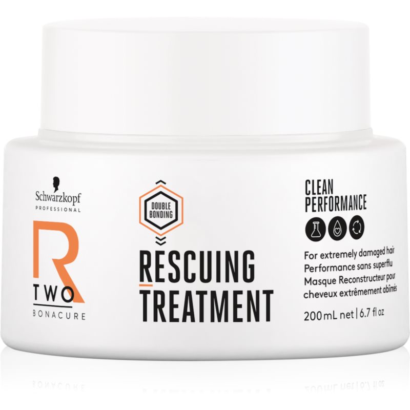 Schwarzkopf Professional Bonacure R-TWO Rescuing Treatment haj maszk a nagyon károsult hajra 200 ml-Ár