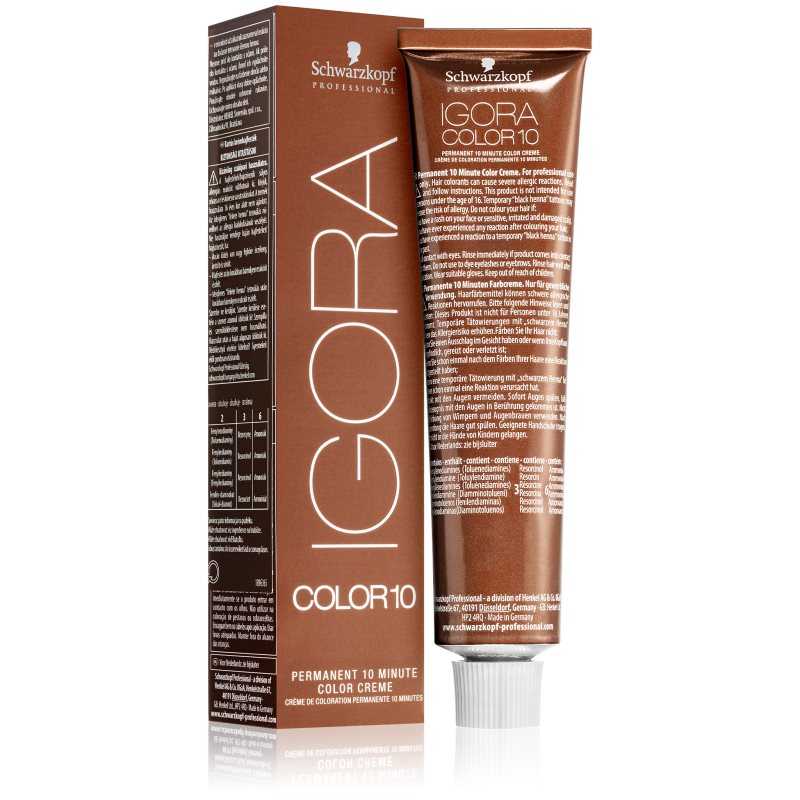 Schwarzkopf Professional IGORA Color 10 tartós hajfesték árnyalat 8-00 Light Blonde Natural Extra 60 ml-Eredeti