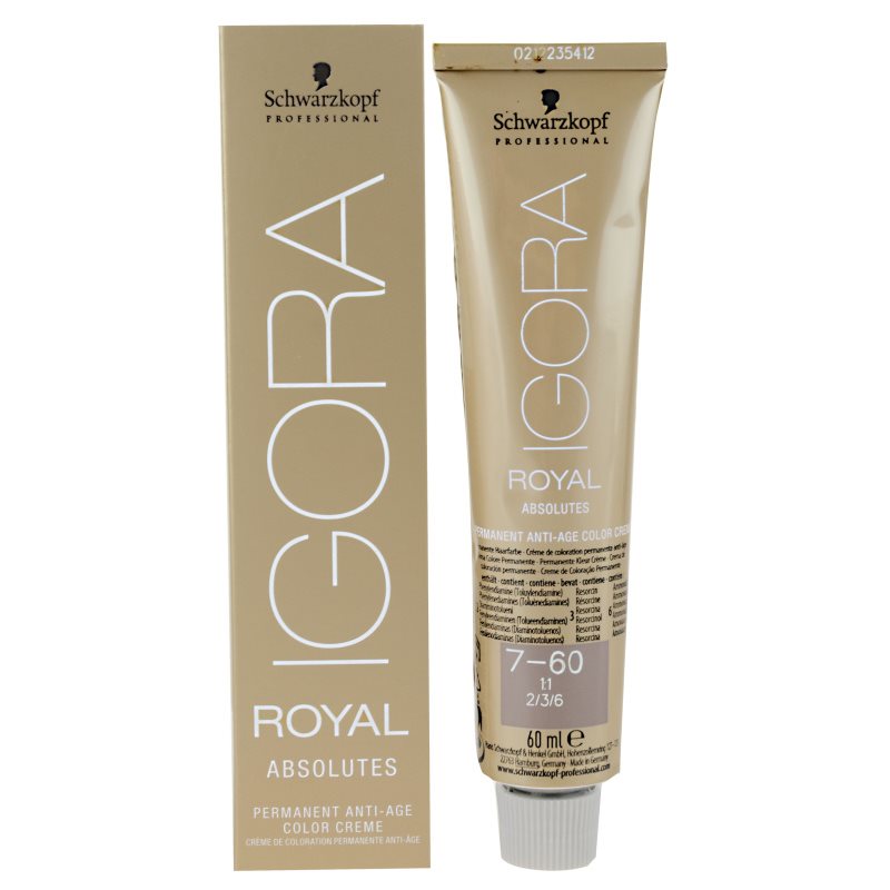 Schwarzkopf Professional IGORA Royal Absolutes hajfesték árnyalat 6-60 Dark Blonde Chocolate Natural 60 ml-Ár