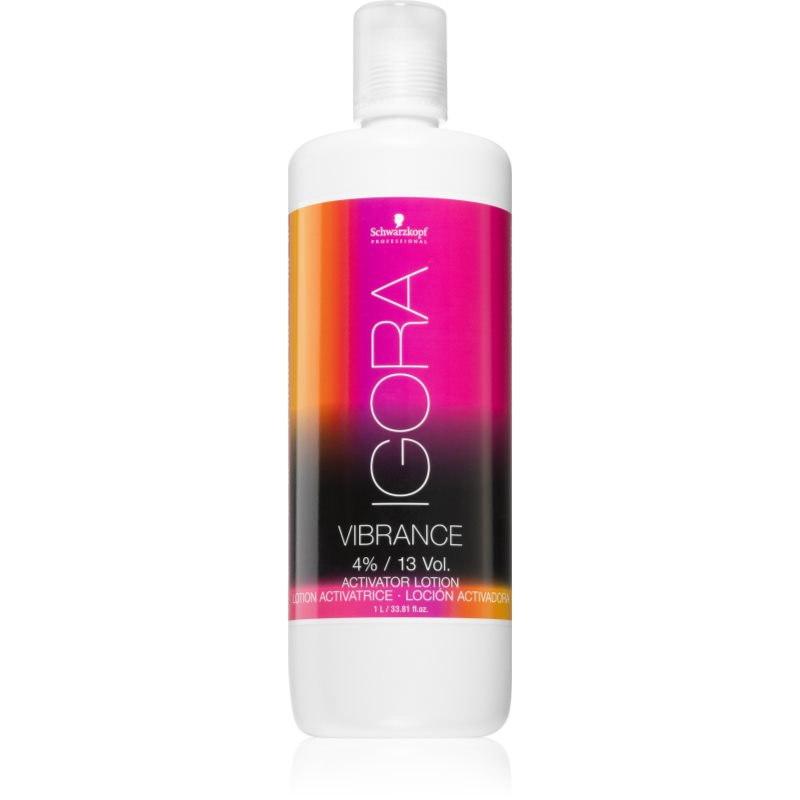 Schwarzkopf Professional IGORA Vibrance színelőhívó emulzió 4% / 13 Vol. 1000 ml-Eredeti