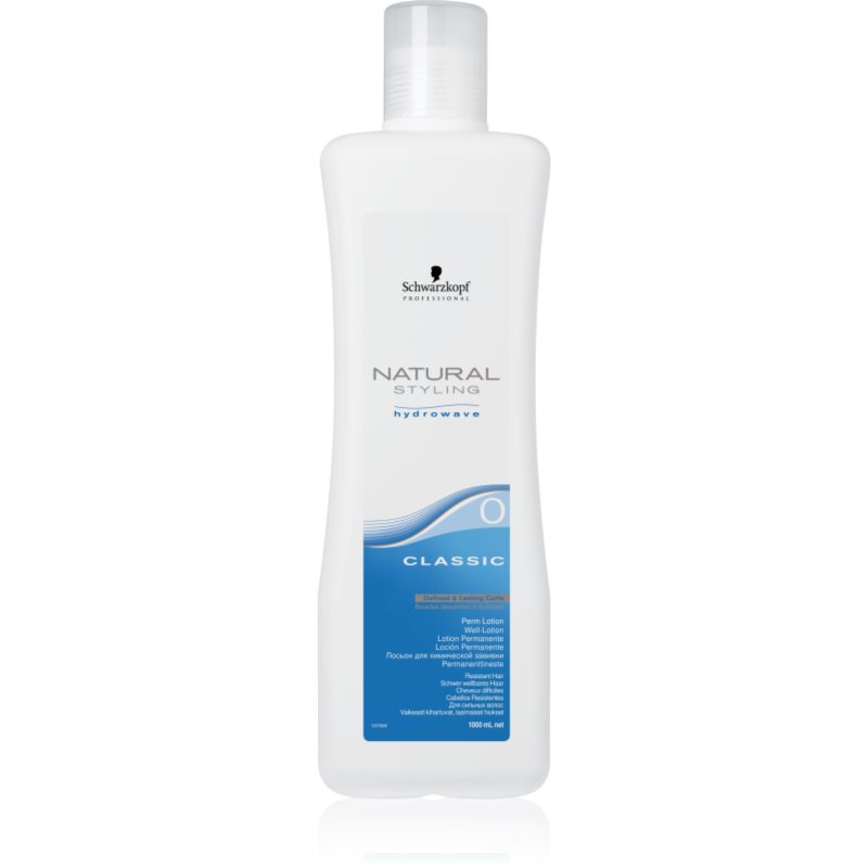 Schwarzkopf Professional Natural Styling Hydrowave tartós normál hajra 0 Classic 1000 ml-Ár