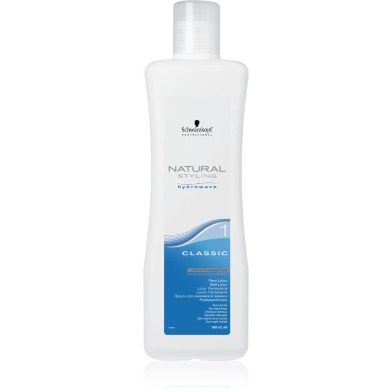 Schwarzkopf Professional Natural Styling Hydrowave tartós normál hajra 1 Classic 1000 ml-Ár