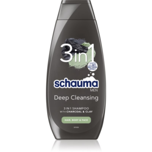 Schwarzkopf Schauma MEN sampon aktív faszénnel arcra