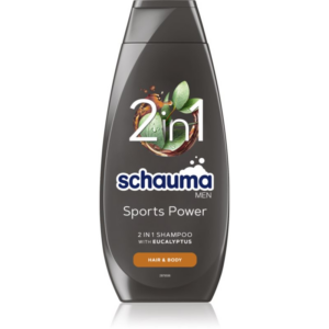 Schwarzkopf Schauma MEN tusfürdő gél és sampon 2 in 1 uraknak Sports Power 400 ml-Ár