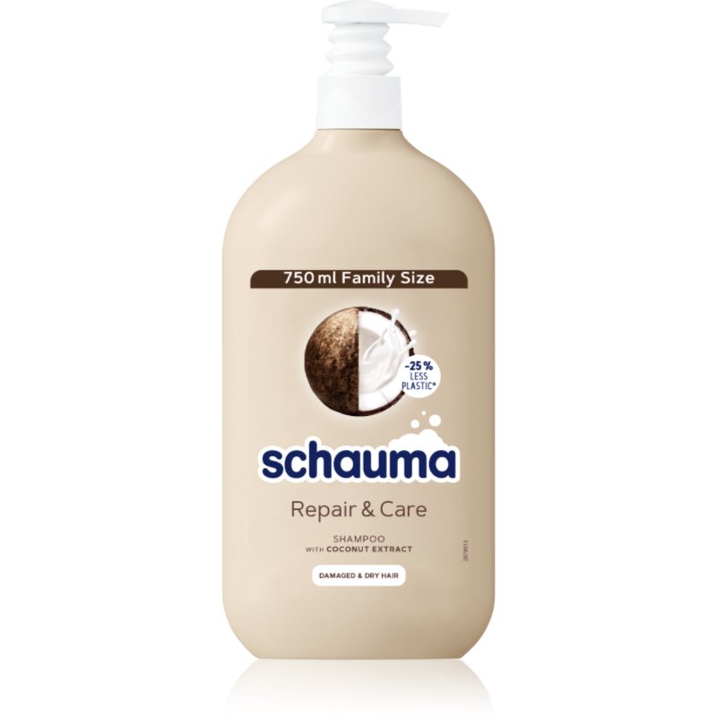 Schwarzkopf Schauma Repair & Care sampon száraz és sérült hajra kókuszzal 750 ml-Ár