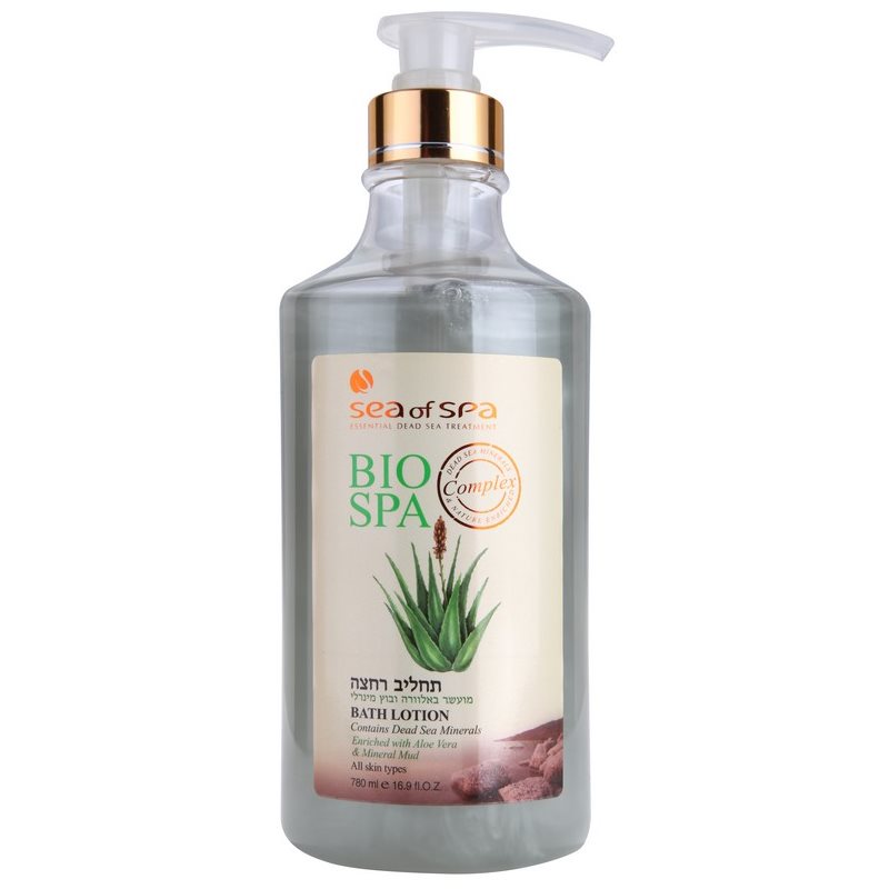 Sea of Spa Bio Spa Aloe Vera & Mineral Mud tusoló és fürdő krém holt-tenger ásványaival aloe vera 780 ml-Eredeti