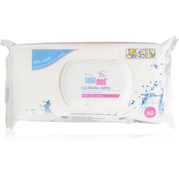 Sebamed Baby Care tisztító gyengéd törlőkendő 60 db-Ár