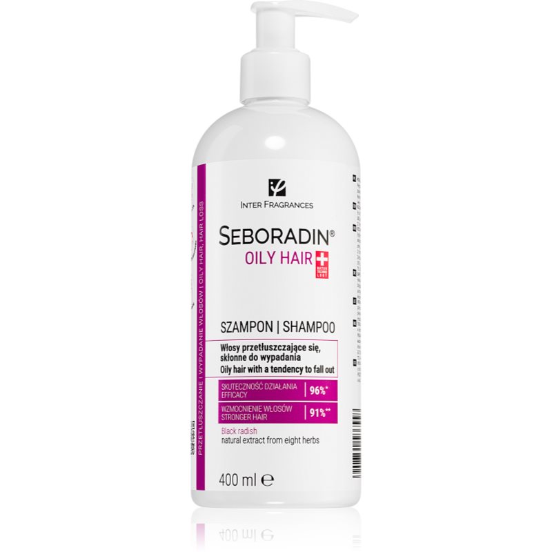 Seboradin Oily Hair sampon korpásodás és hajhullás ellen 400 ml-Ár