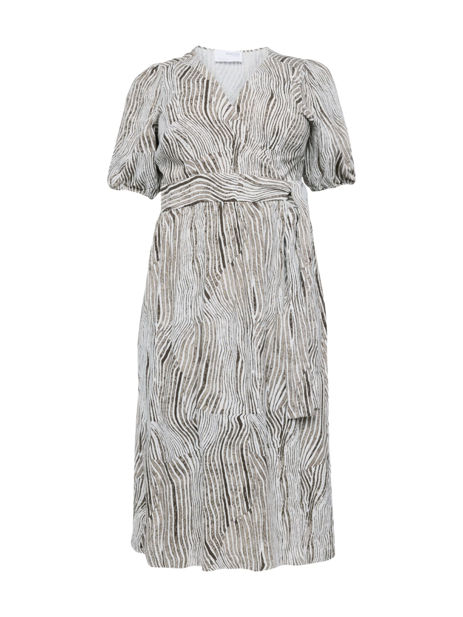 Selected Femme Curve Ruha  krém / zöld / fekete-Ár