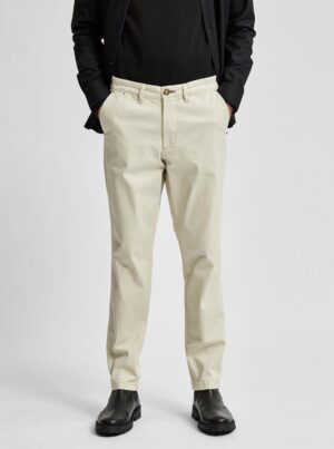 Selected Homme Miles Cream Chino Pants - Men
