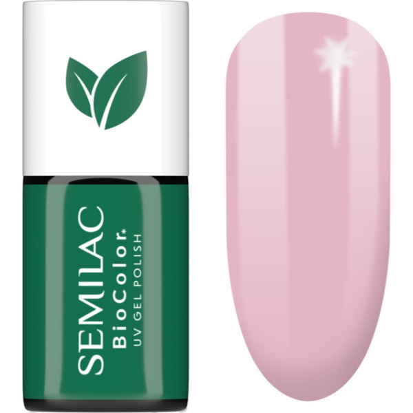 Semilac UV Hybrid BioColor gél körömlakk UV / LED-es lámpákhoz árnyalat 728 Pink Sunrise 7 ml-ár