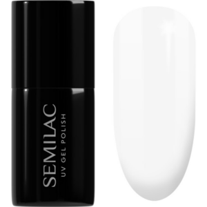 Semilac UV Hybrid Black & White géles körömlakk árnyalat 001 Strong White 7 ml-Eredeti