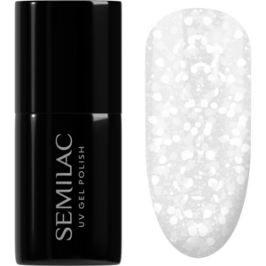 Semilac UV Hybrid Crushed_ICE gél körömlakk UV / LED-es lámpákhoz árnyalat 490 Ice Crushed 7 ml-ár