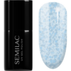 Semilac UV Hybrid Crushed_ICE gél körömlakk UV / LED-es lámpákhoz árnyalat 493 Bubble Gum 7 ml-ár