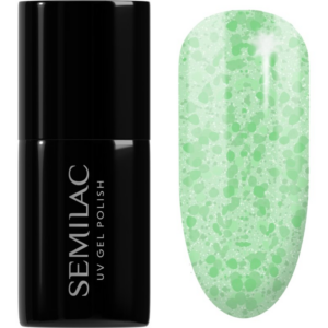 Semilac UV Hybrid Crushed_ICE gél körömlakk UV / LED-es lámpákhoz árnyalat 494 Frozen Pistachios 7 ml-ár