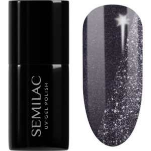 Semilac UV Hybrid Day and Night gél körömlakk UV / LED-es lámpákhoz árnyalat 399 Dark & Spark 7 ml-ár
