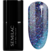 Semilac UV Hybrid Galaxy Flash gél körömlakk UV / LED-es lámpákhoz árnyalat 826 Virtual Blue 7 ml-ár
