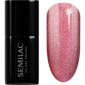 Semilac UV Hybrid Gloss GALA gél körömlakk UV / LED-es lámpákhoz árnyalat 662 Rosé Gloss 7 ml-ár