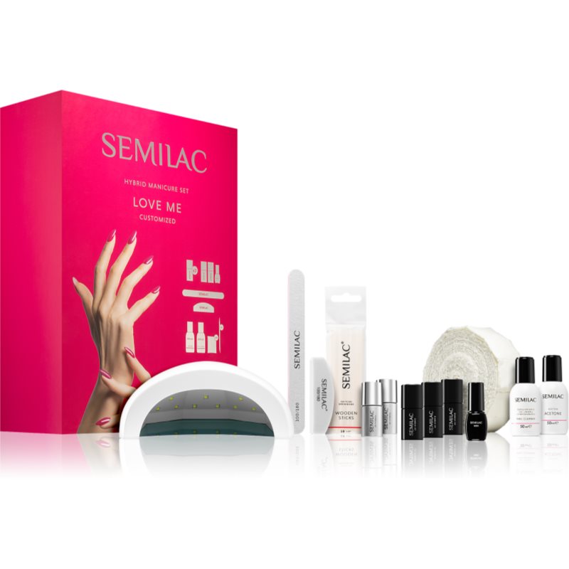 Semilac UV Hybrid Love Me tökéletes manikűr szett