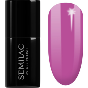 Semilac UV Hybrid Pastelowe Neony gél körömlakk UV / LED-es lámpákhoz árnyalat 601 Neon Pink Punch 7 ml-ár