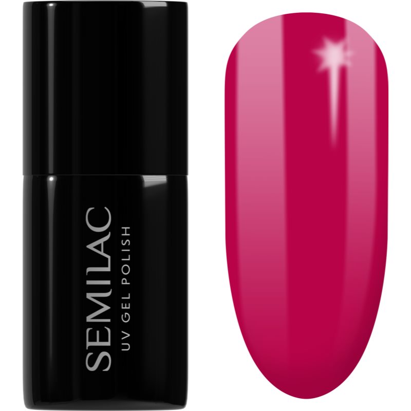 Semilac UV Hybrid Tropical Drinks géles körömlakk árnyalat 103 Elegant Raspberry 7 ml-Ár
