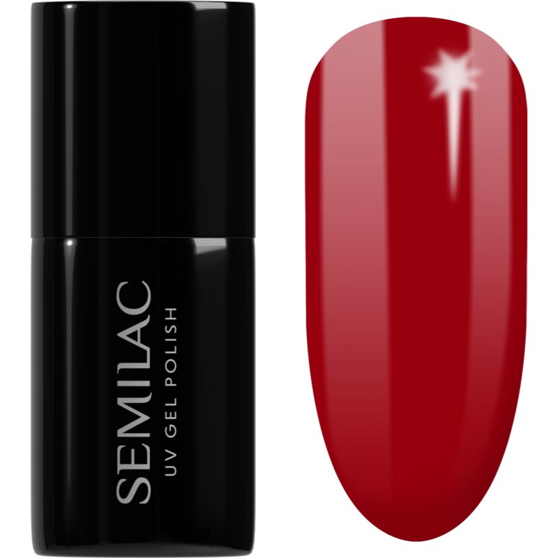 Semilac UV Hybrid Valentines géles körömlakk árnyalat 345 Gorgeous Red 7 ml-Ár