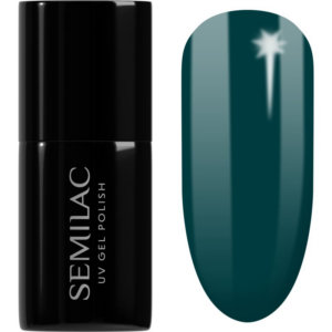 Semilac UV Hybrid Winter Collection gél körömlakk UV / LED-es lámpákhoz árnyalat 606 Cool Green 7 ml-ár