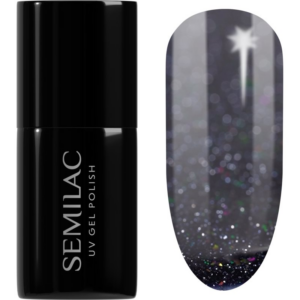 Semilac UV Hybrid Winter Collection gél körömlakk UV / LED-es lámpákhoz árnyalat 611 Violet Night 7 ml-ár