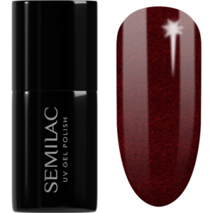 Semilac UV Hybrid X-Mass géles körömlakk árnyalat 306 Divine Red 7 ml-Ár