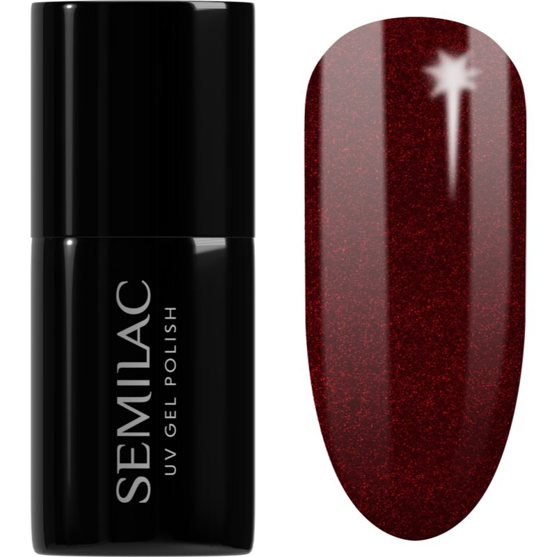 Semilac UV Hybrid X-Mass géles körömlakk árnyalat 306 Divine Red 7 ml-Ár