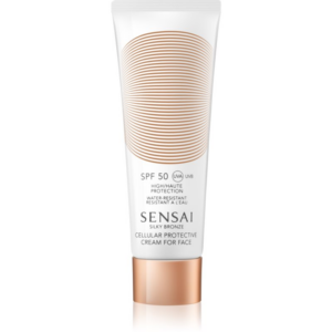 Sensai Silky Bronze Cellular Protective Cream for Face SPF 50 ránctalanító napozókrém SPF 50 50 ml-ár