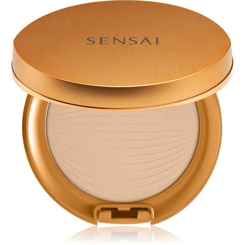Sensai Silky Bronze Natural Veil Compact kompakt púderes alapozó az élénk és kisimított arcbőrért árnyalat SC01 Light 8