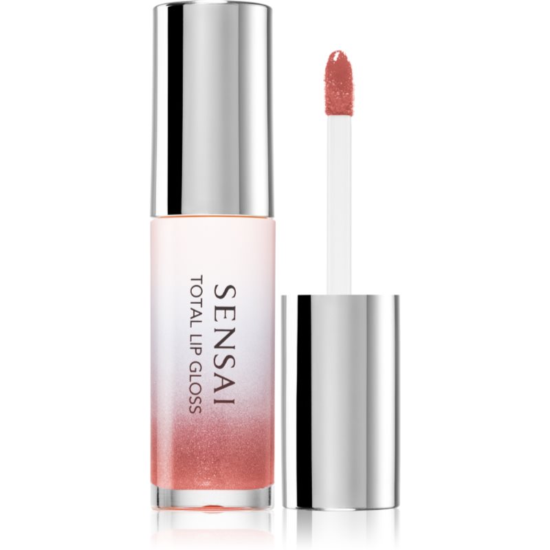 Sensai Total Lip Gloss in Colours hidratáló ajakfény árnyalat 03 Shinonome Coral 4