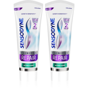 Sensodyne Clinical Repair Active Clean fogkrém 2x75 ml-Ár
