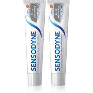 Sensodyne Extra Whitening fogfehérítő paszta fluoriddal érzékeny fogakra 2x75 ml-Eredeti